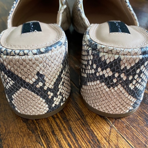 STEVEN NEW YORK by Steve Madden Selma Snake Print Pointed Toe Block Heel Mules - Picture 11 of 11